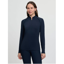 Base Layer leve LeMieux Brilliance Heyden feminino Marinho Azul-marinho