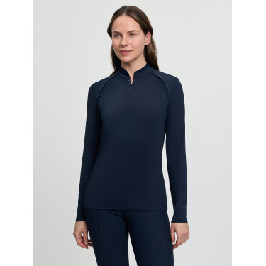 Base Layer leve LeMieux Brilliance Heyden feminino Marinho Azul-marinho