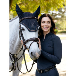 Base Layer leve LeMieux Brilliance Heyden feminino Marinho Azul-marinho