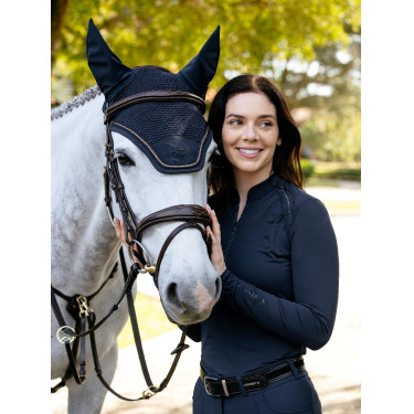 Base Layer leve LeMieux Brilliance Heyden feminino Marinho Azul-marinho