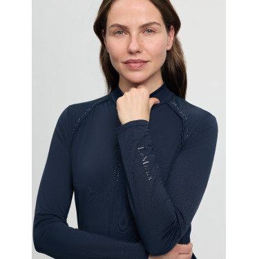 Base Layer leve LeMieux Brilliance Heyden feminino Marinho Azul-marinho