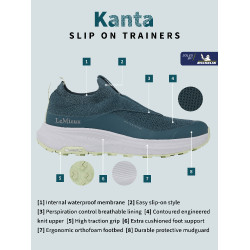 Ténis impermeáveis LeMieux Kanta Slip On Selva Verde Ténis impermeáveis LeMieux Kanta Slip On Selva Verde