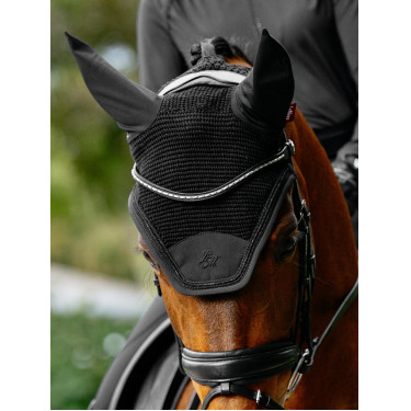 Capuz antimoscas LeMieux Brilliance Preto Capuz antimoscas LeMieux Brilliance Preto