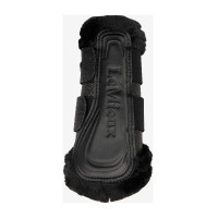 Guêtres flexíveis LeMieux com borda de lã polar Brilliance Preto Guêtres flexíveis LeMieux com borda de lã polar Brilliance Preto