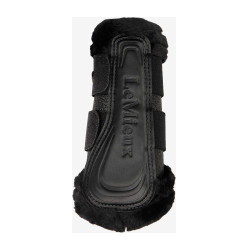 Guêtres flexíveis LeMieux com borda de lã polar Brilliance Preto