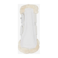 Guêtres flexíveis LeMieux com borda de lã polar Brilliance Branco
