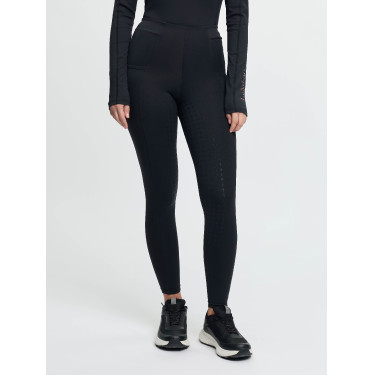 Legging pull-on Young Rider LeMieux Orla Brilliance Sparkle Preto Legging pull-on Young Rider LeMieux Orla Brilliance Sparkle Preto