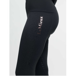 Legging pull-on Young Rider LeMieux Orla Brilliance Sparkle Preto Legging pull-on Young Rider LeMieux Orla Brilliance Sparkle Preto