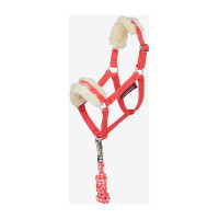 Longe e cabresto Hobby Horse LeMieux Harlow Coral Crush Harlow esmagamento coral Vermelho