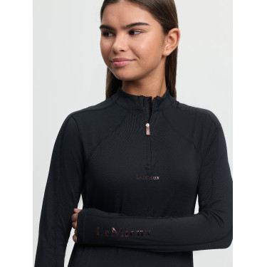 Camisola interior Young Rider LeMieux Sparkle Preto Camisola interior Young Rider LeMieux Sparkle Preto