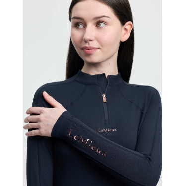 Camisola interior Young Rider LeMieux Sparkle Marinho Azul-marinho Camisola interior Young Rider LeMieux Sparkle Marinho Azul-marinho