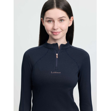 Camisola interior Young Rider LeMieux Sparkle Marinho Azul-marinho Camisola interior Young Rider LeMieux Sparkle Marinho Azul-marinho