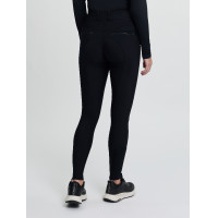 Calça de equitação LeMieux com joelheiras de silicone Brilliance feminina Preto