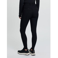 Calças de equitação LeMieux com fundo em silicone Brilliance para mulher Preto