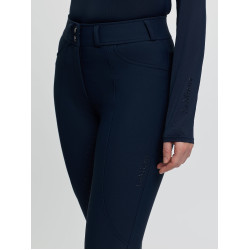 Calças de equitação LeMieux com fundo em silicone Brilliance para mulher Marinho Azul-marinho