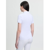 Polo de competição de manga curta Young Rider LeMieux Brilliance Livvy Branco