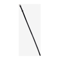 Cilha LeMieux Kudos Flash em couro envernizado Preto / prata
