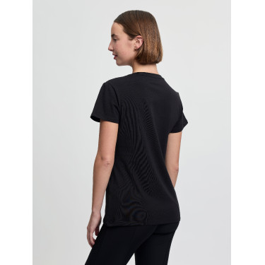T-shirt LeMieux Brilliance de mangas curtas para mulher Preto