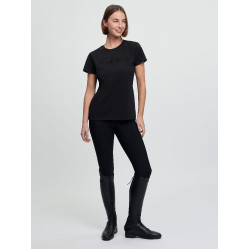 T-shirt LeMieux Brilliance de mangas curtas para mulher Preto