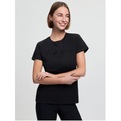 T-shirt LeMieux Brilliance de mangas curtas para mulher Preto