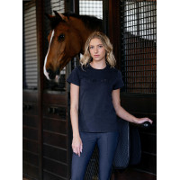 T-shirt LeMieux Brilliance de mangas curtas para mulher Preto