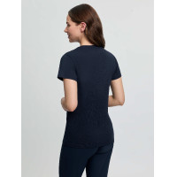 T-shirt LeMieux Brilliance de mangas curtas para mulher Marinho Azul-marinho