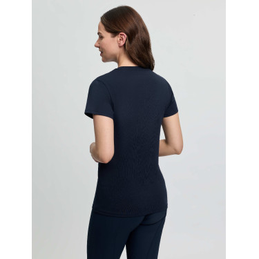 T-shirt LeMieux Brilliance de mangas curtas para mulher Marinho Azul-marinho