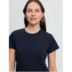 T-shirt LeMieux Brilliance de mangas curtas para mulher Marinho Azul-marinho
