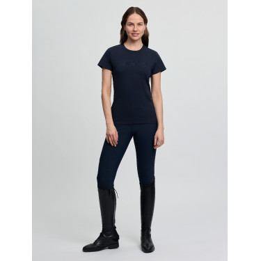 T-shirt LeMieux Brilliance de mangas curtas para mulher Marinho Azul-marinho