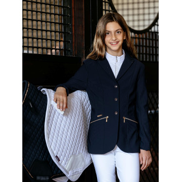 Casaco de concurso Junior Pro LeMieux Brilliance Marinho Azul-marinho