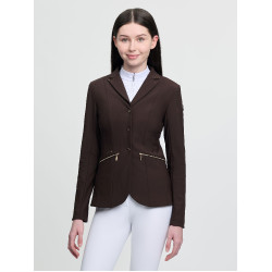 Casaco de concurso Junior Pro LeMieux Brilliance Espresso Castanho
