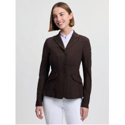 Casaco de concurso LeMieux Brilliance Diana para mulher Espresso Castanho Casaco de concurso LeMieux Brilliance Diana para mulher Espresso Castanho