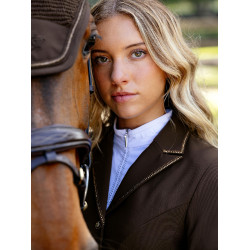 Casaco de concurso LeMieux Brilliance Diana para mulher Espresso Castanho Casaco de concurso LeMieux Brilliance Diana para mulher Espresso Castanho