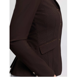 Casaco de concurso LeMieux Brilliance Diana para mulher Espresso Castanho Casaco de concurso LeMieux Brilliance Diana para mulher Espresso Castanho
