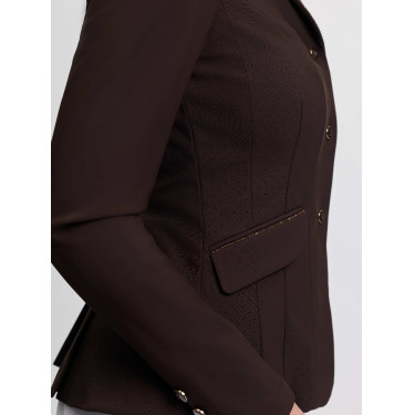 Casaco de concurso LeMieux Brilliance Diana para mulher Espresso Castanho Casaco de concurso LeMieux Brilliance Diana para mulher Espresso Castanho