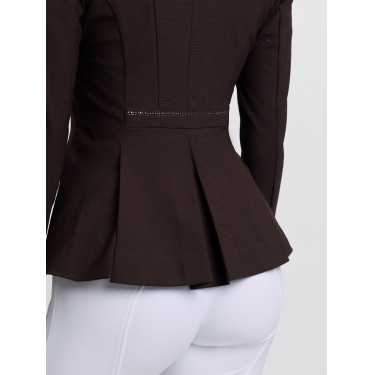 Casaco de concurso LeMieux Brilliance Diana para mulher Espresso Castanho Casaco de concurso LeMieux Brilliance Diana para mulher Espresso Castanho