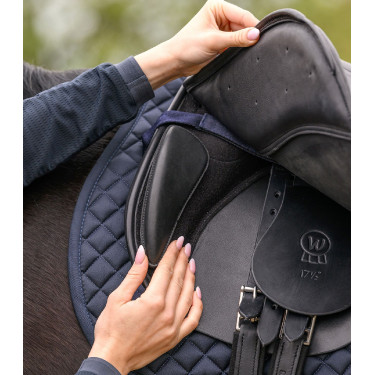 Sela mista Waldhausen couro Comfort Preto