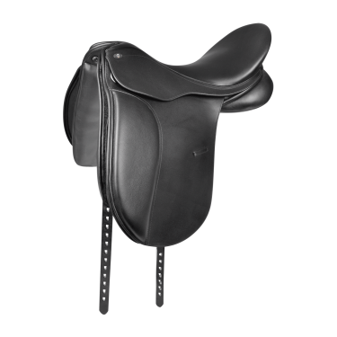 Sela de adestramento Waldhausen couro Comfort Preto