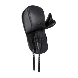 Sela de adestramento Waldhausen couro Comfort Preto