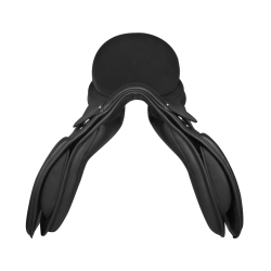 Sela de adestramento Waldhausen couro Comfort Preto