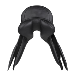 Sela de adestramento Waldhausen couro Comfort Preto