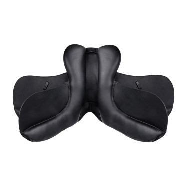 Sela de adestramento Waldhausen couro Comfort Preto