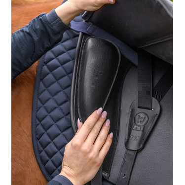 Sela de adestramento Waldhausen couro Comfort Preto