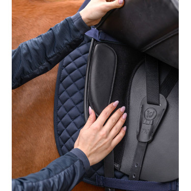 Sela de adestramento Waldhausen couro Comfort Preto