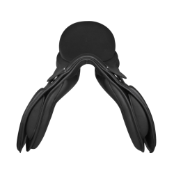 Sela de adestramento Waldhausen couro Comfort Preto