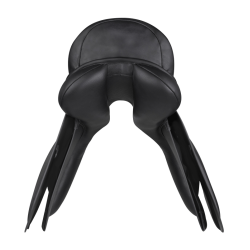 Sela de adestramento Waldhausen couro Comfort Preto
