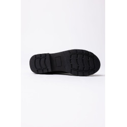 Botins jodhpur Horze Sporty em couro vegano com elementos efeito cristal Preto