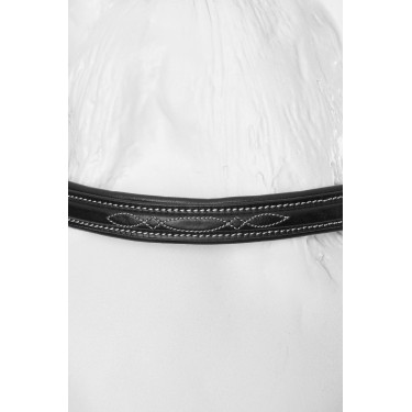 Bridão de salto Horze Deauville com mosquetões Preto