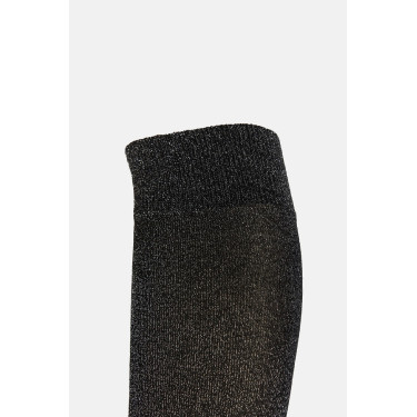Meias de equitação B Vertigo Shimmer em bambu Beleza negra Preto