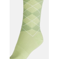 Meias Horze Holly argyle Jade branco